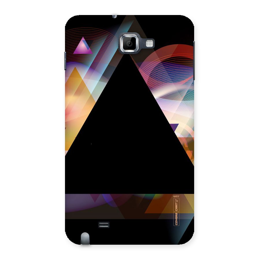 Triangle Black Abstract Back Case for Galaxy Note