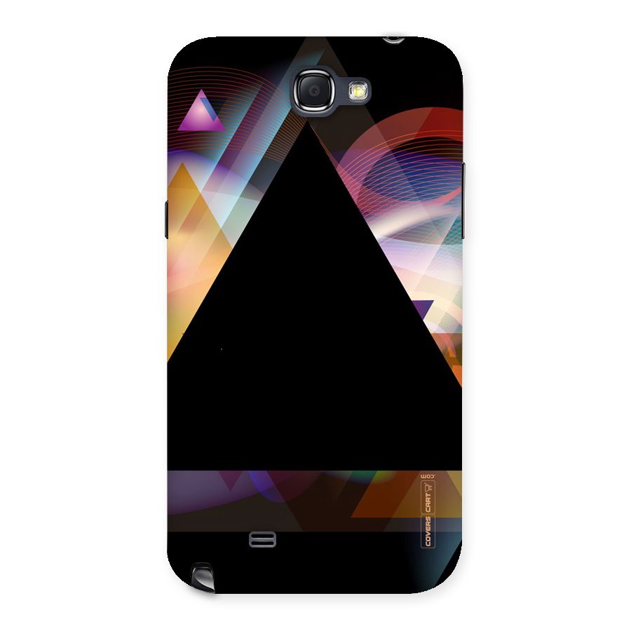 Triangle Black Abstract Back Case for Galaxy Note 2