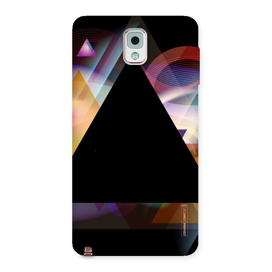 Triangle Black Abstract Back Case for Galaxy Note 3