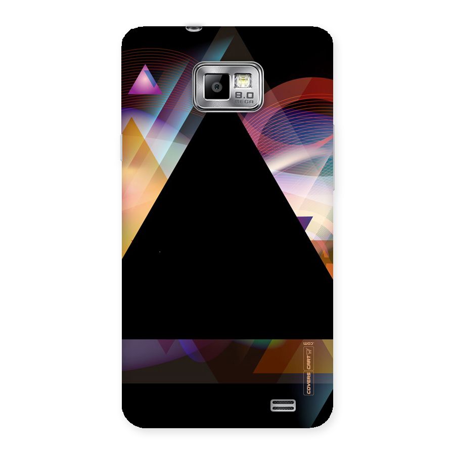 Triangle Black Abstract Back Case for Galaxy S2
