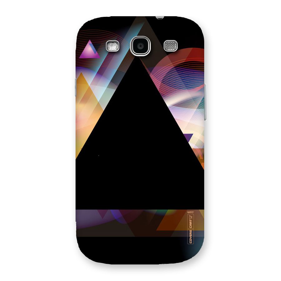 Triangle Black Abstract Back Case for Galaxy S3