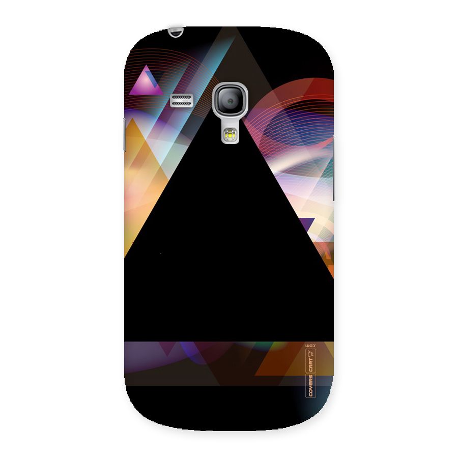 Triangle Black Abstract Back Case for Galaxy S3 Mini