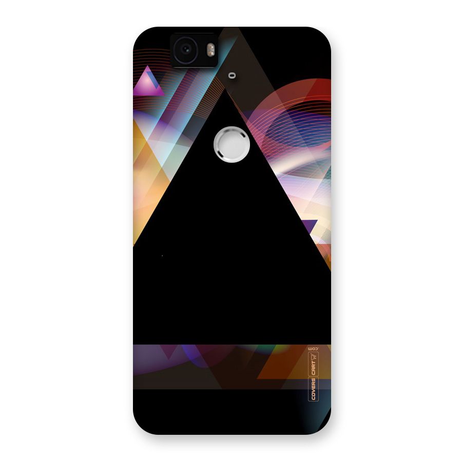 Triangle Black Abstract Back Case for Google Nexus-6P