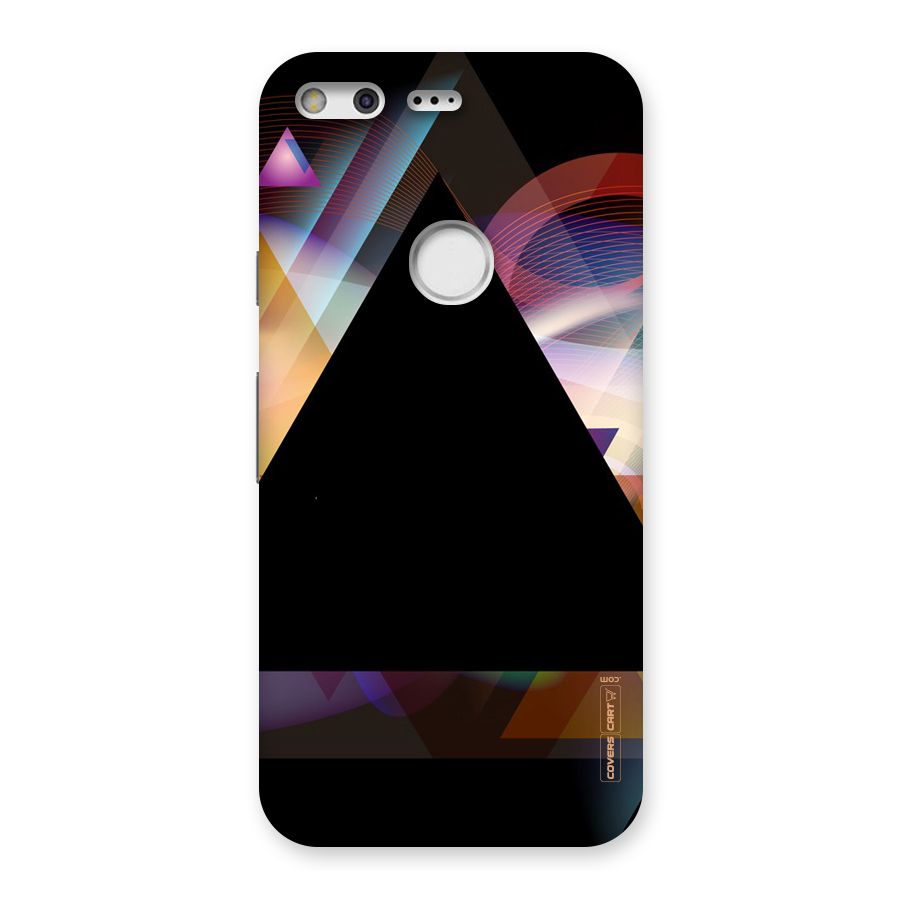 Triangle Black Abstract Back Case for Google Pixel