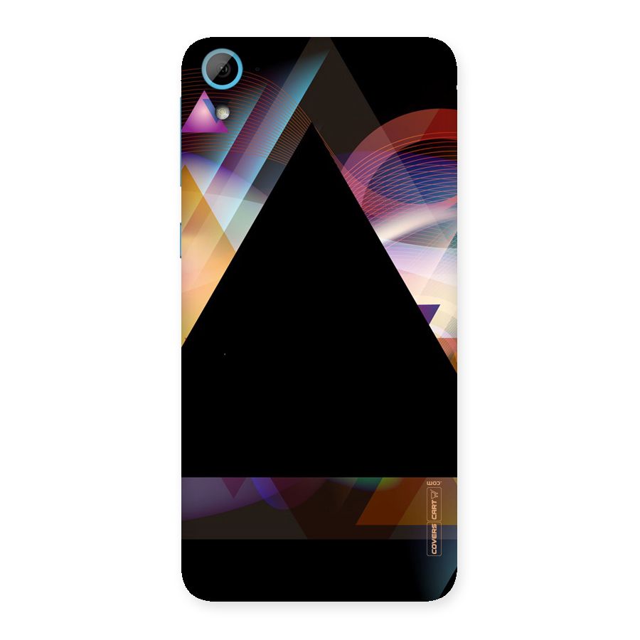 Triangle Black Abstract Back Case for HTC Desire 826