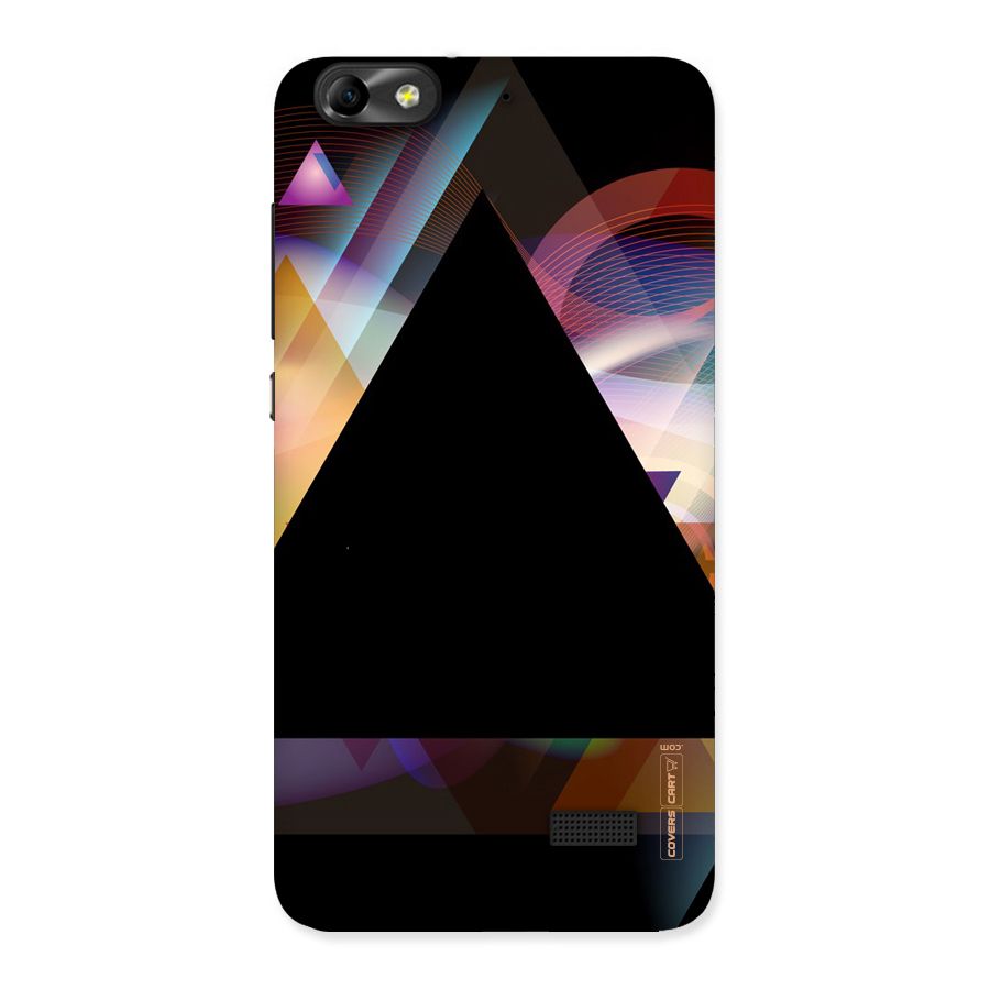 Triangle Black Abstract Back Case for Honor 4C
