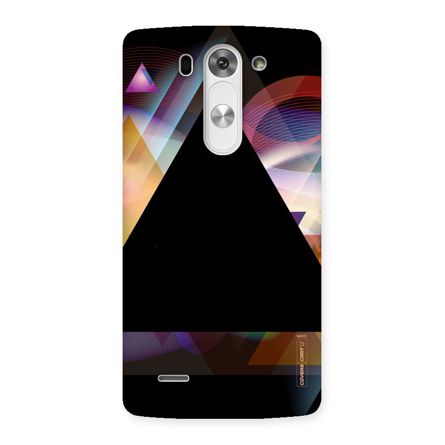 Triangle Black Abstract Back Case for LG G3 Beat