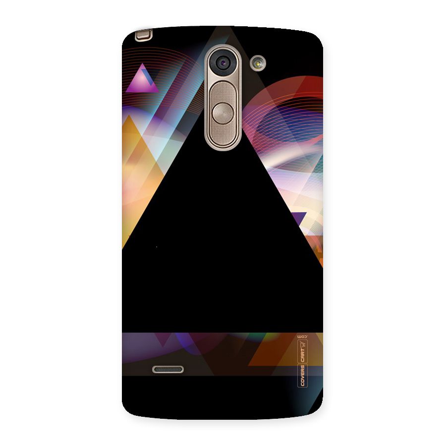 Triangle Black Abstract Back Case for LG G3 Stylus
