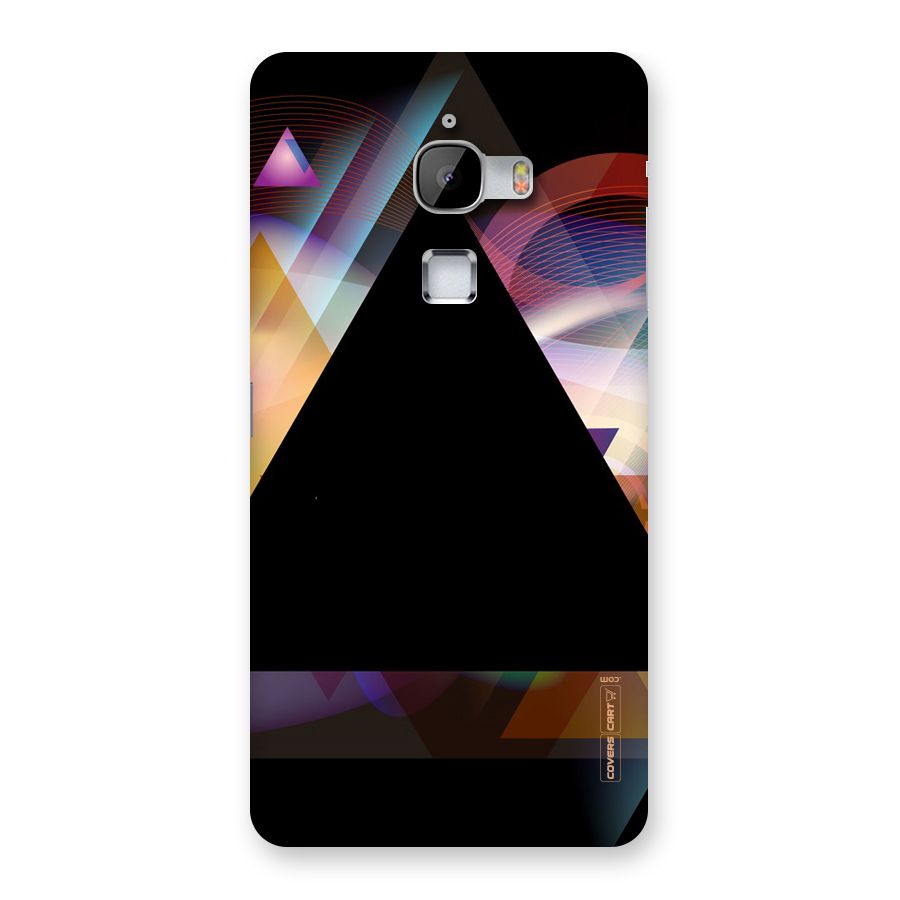 Triangle Black Abstract Back Case for LeTv Le Max