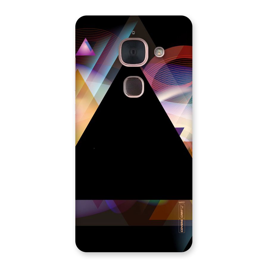 Triangle Black Abstract Back Case for Le Max 2