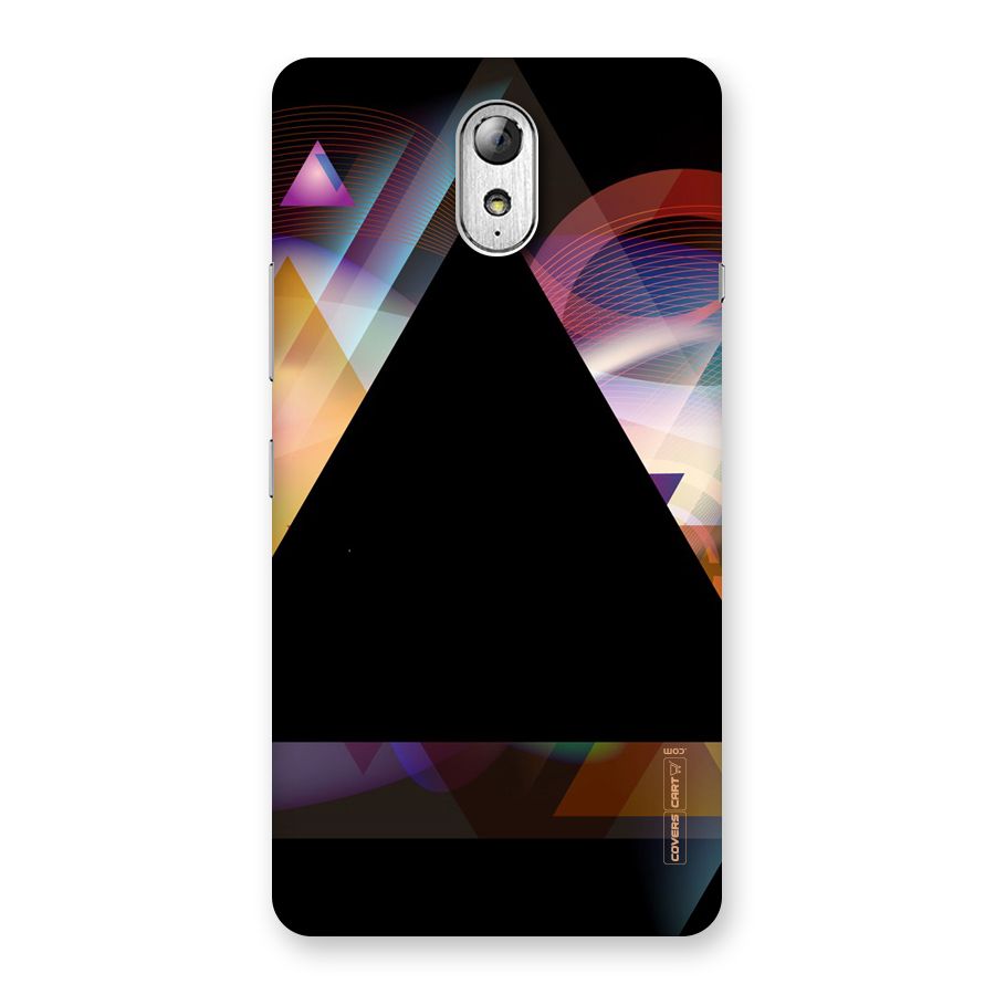 Triangle Black Abstract Back Case for Lenovo Vibe P1M