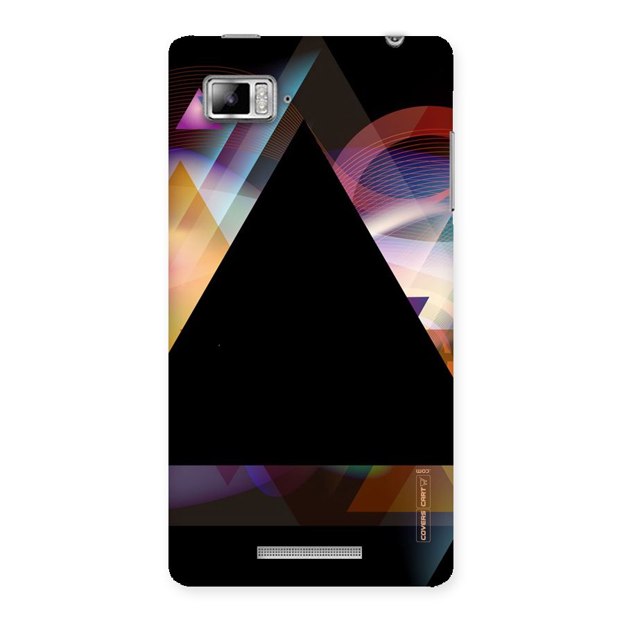 Triangle Black Abstract Back Case for Lenovo Vibe Z K910