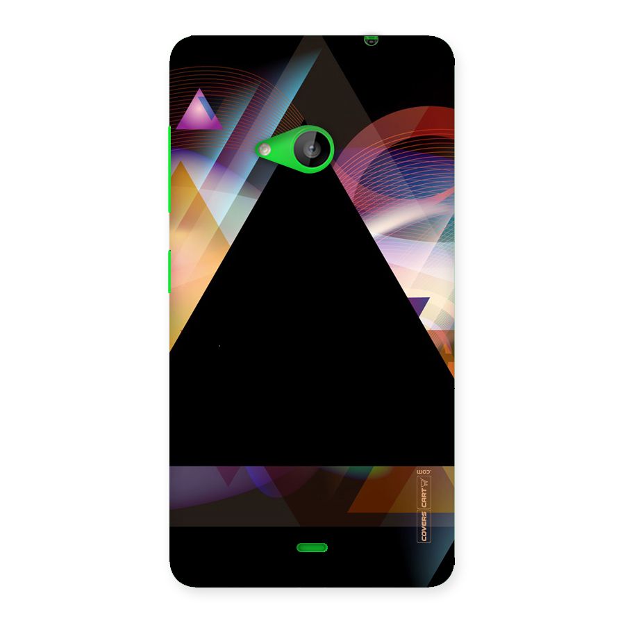 Triangle Black Abstract Back Case for Lumia 535