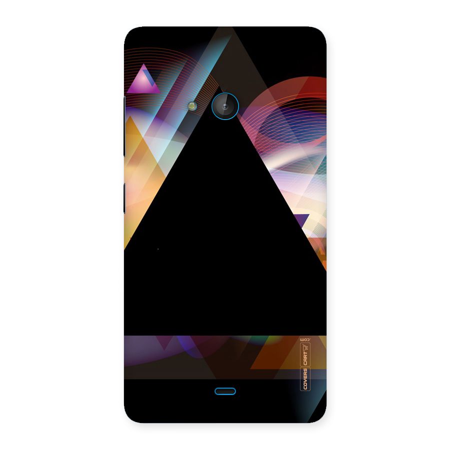 Triangle Black Abstract Back Case for Lumia 540