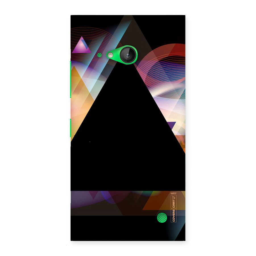 Triangle Black Abstract Back Case for Lumia 730