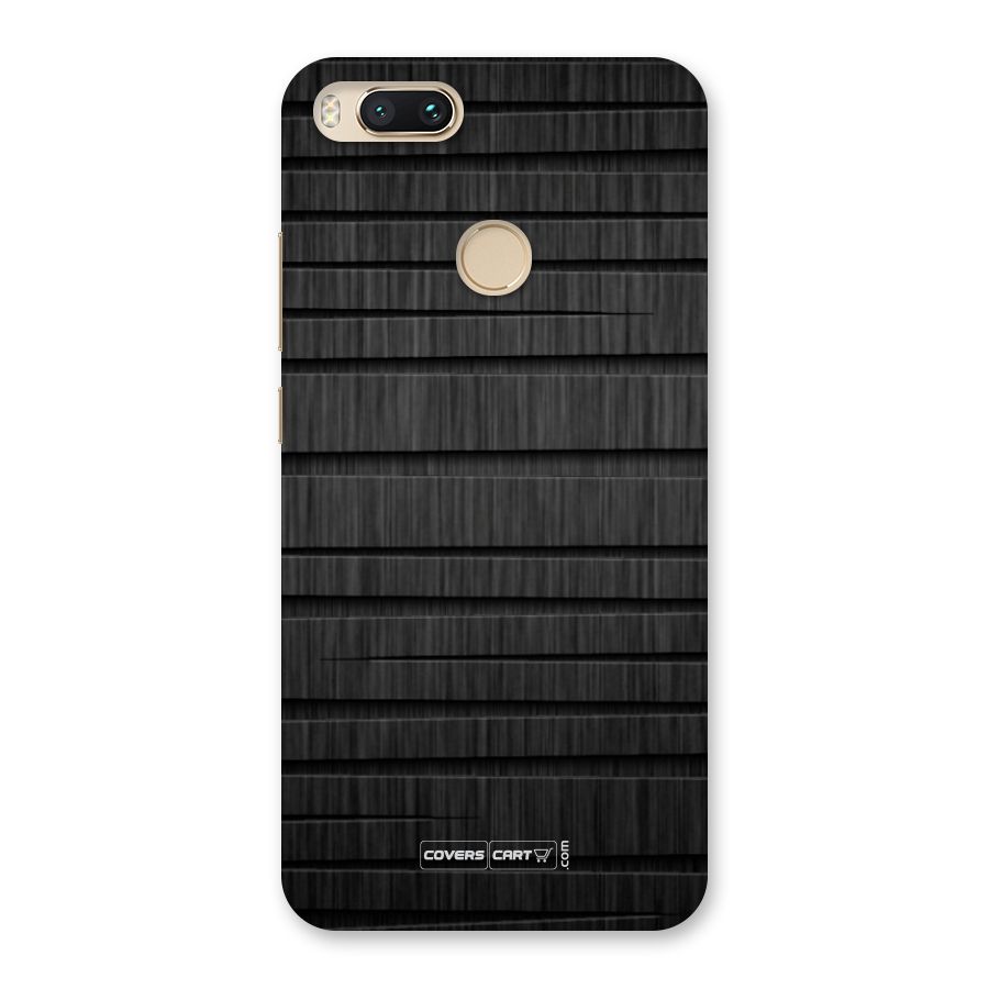 Black Abstract Back Case for Mi A1