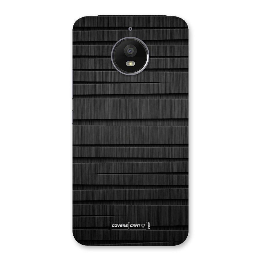 Black Abstract Back Case for Moto E4 Plus