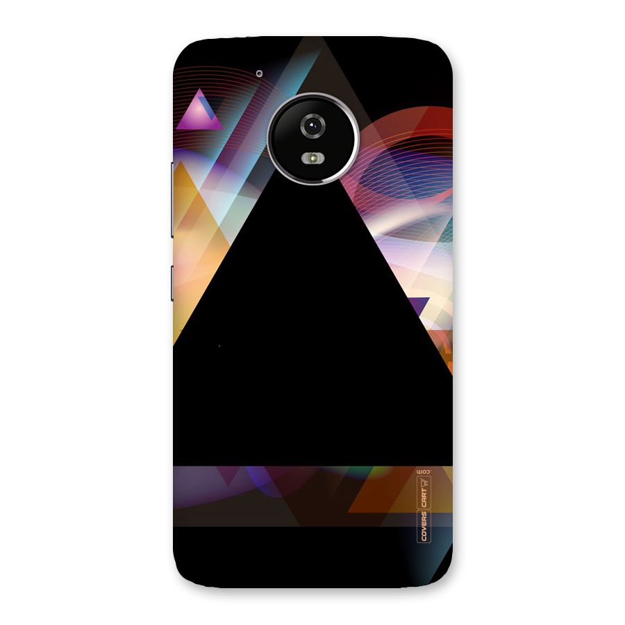 Triangle Black Abstract Back Case for Moto G5