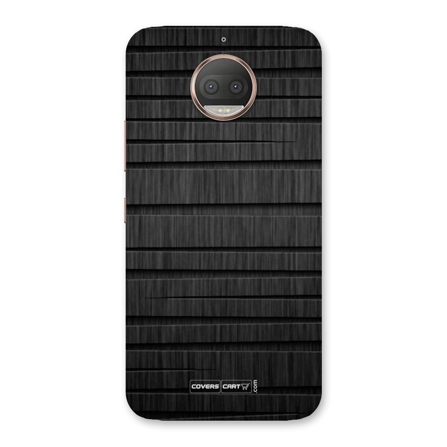 Black Abstract Back Case for Moto G5s Plus