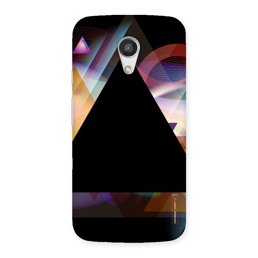 Triangle Black Abstract Back Case for Moto G 2nd Gen