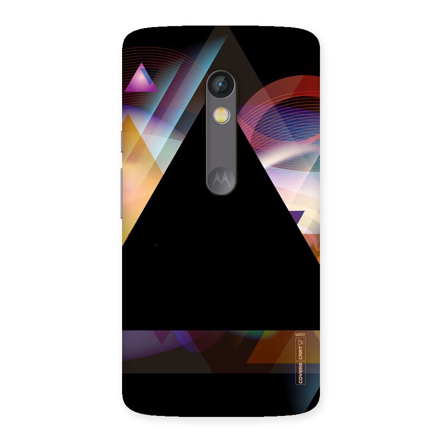 Triangle Black Abstract Back Case for Moto X Play