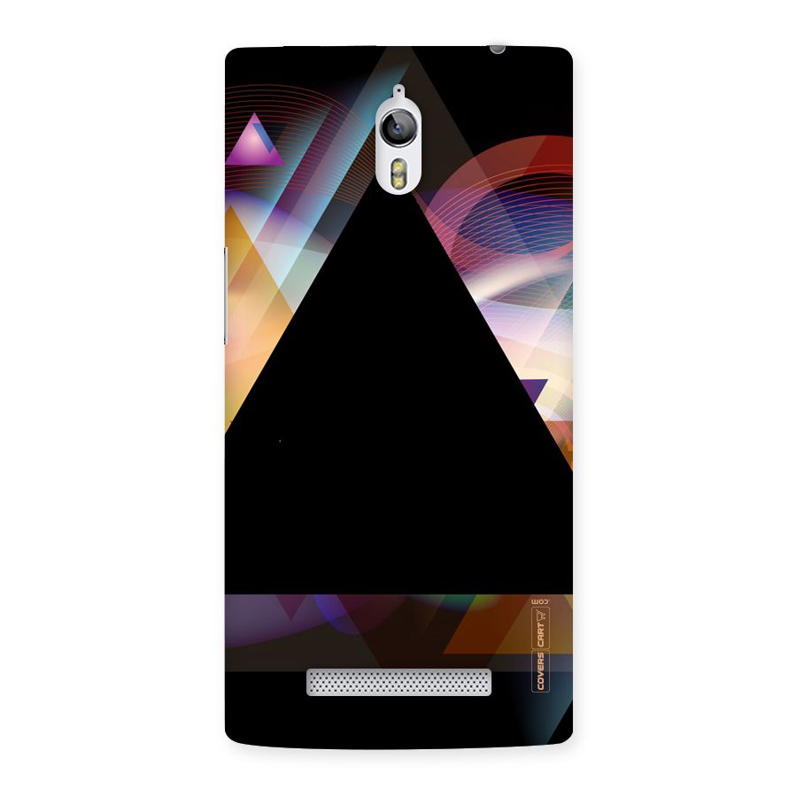 Triangle Black Abstract Back Case for Oppo Find 7