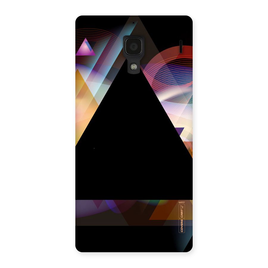 Triangle Black Abstract Back Case for Redmi 1S