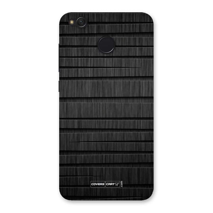 Black Abstract Back Case for Redmi 4