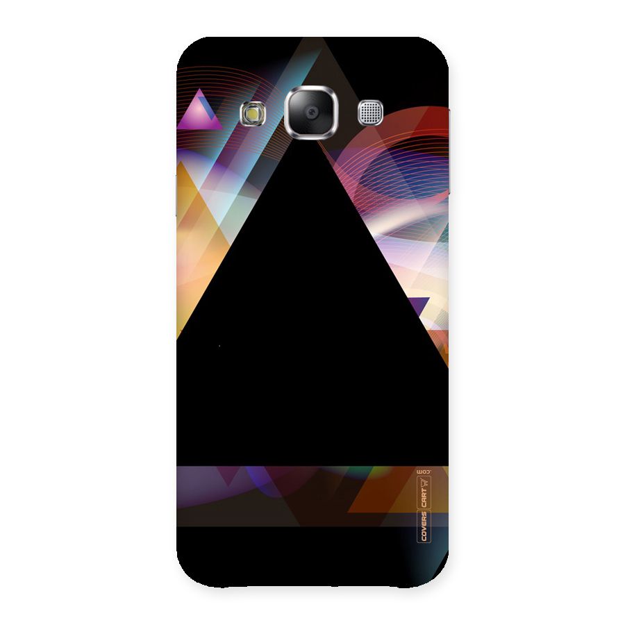 Triangle Black Abstract Back Case for Samsung Galaxy E5
