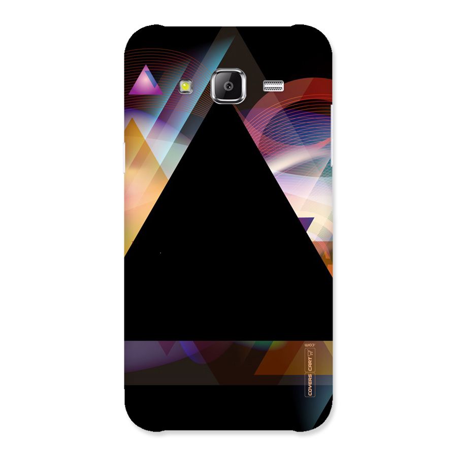 Triangle Black Abstract Back Case for Samsung Galaxy J2 Prime