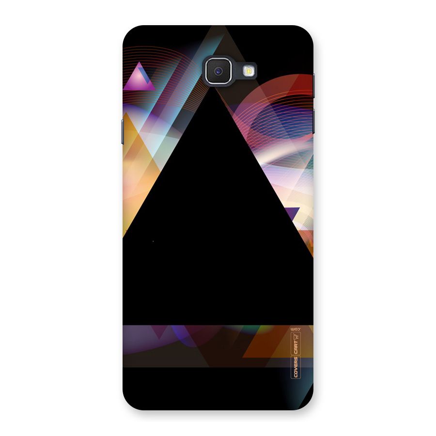 Triangle Black Abstract Back Case for Samsung Galaxy J7 Prime