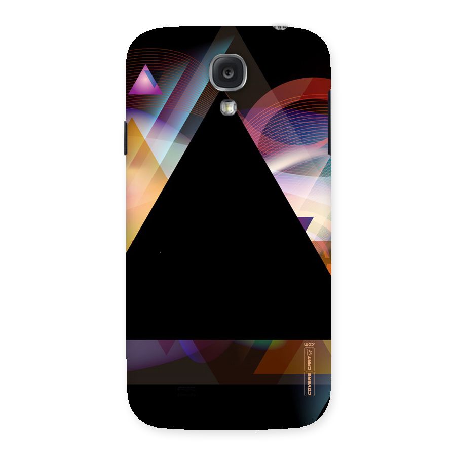 Triangle Black Abstract Back Case for Samsung Galaxy S4