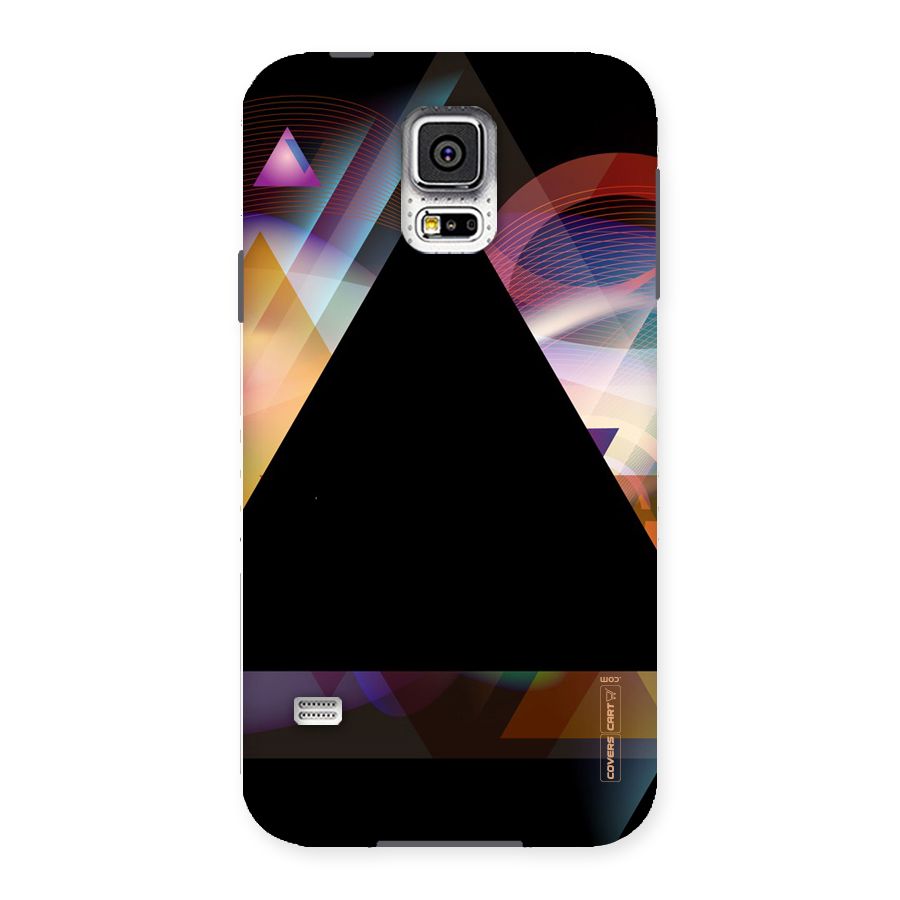Triangle Black Abstract Back Case for Samsung Galaxy S5