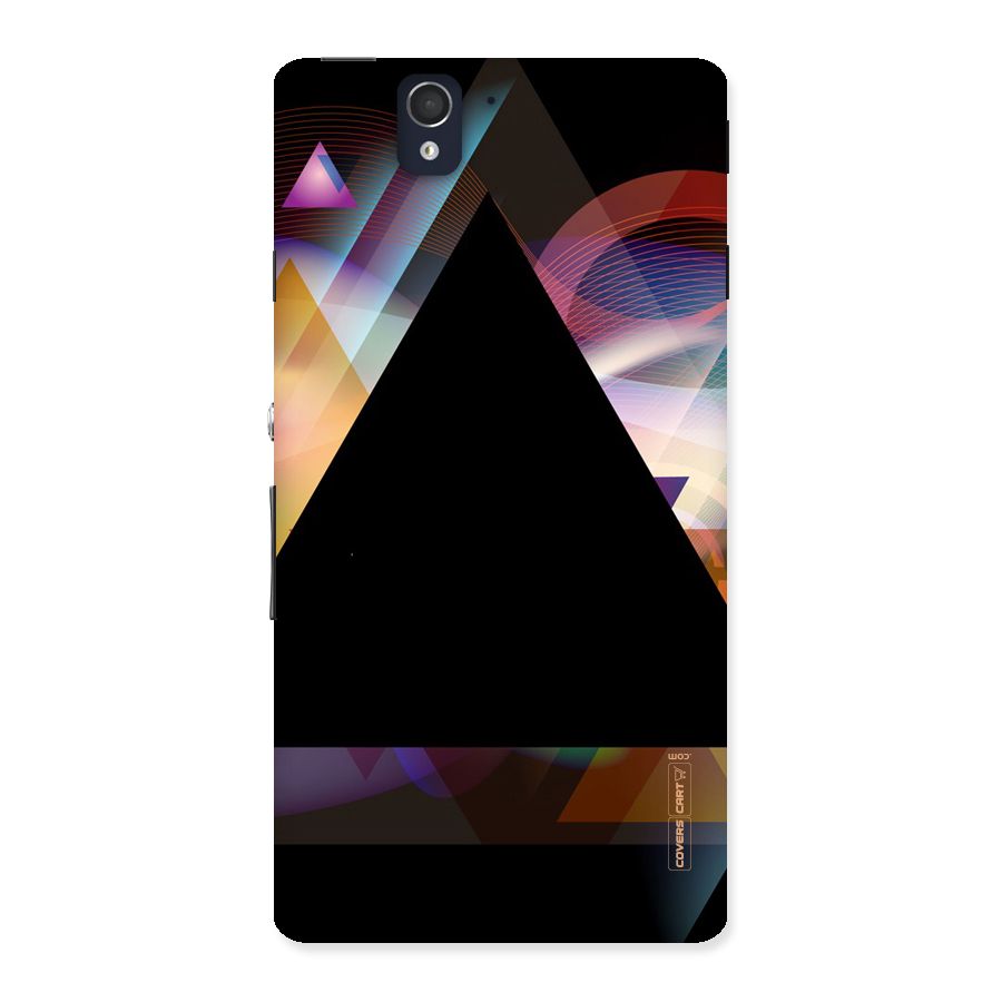 Triangle Black Abstract Back Case for Sony Xperia Z