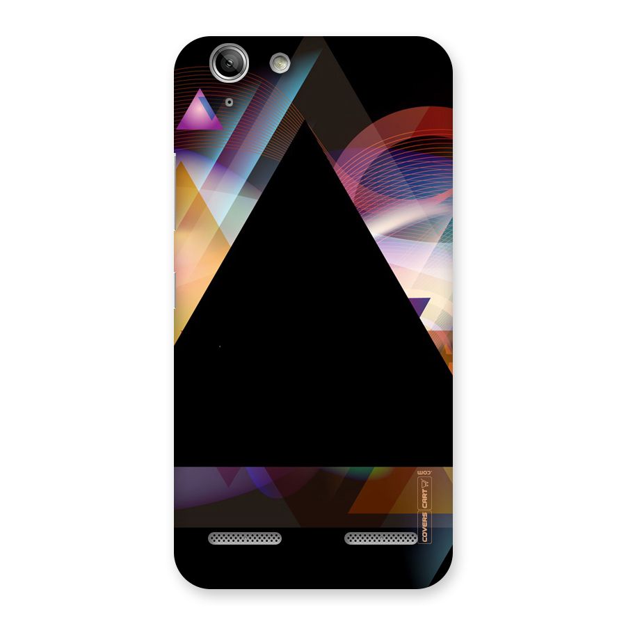 Triangle Black Abstract Back Case for Vibe K5