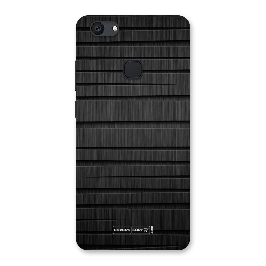 Black Abstract Back Case for Vivo V7 Plus