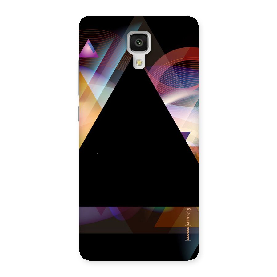 Triangle Black Abstract Back Case for Xiaomi Mi 4