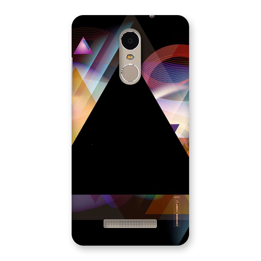 Triangle Black Abstract Back Case for Xiaomi Redmi Note 3