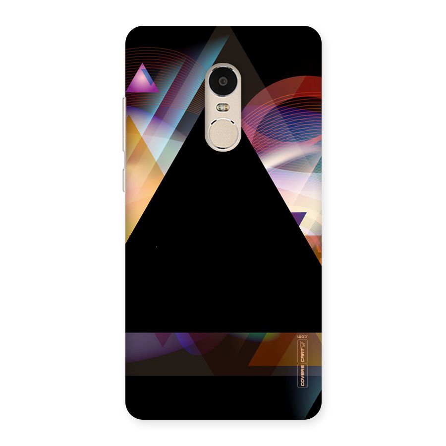 Triangle Black Abstract Back Case for Xiaomi Redmi Note 4