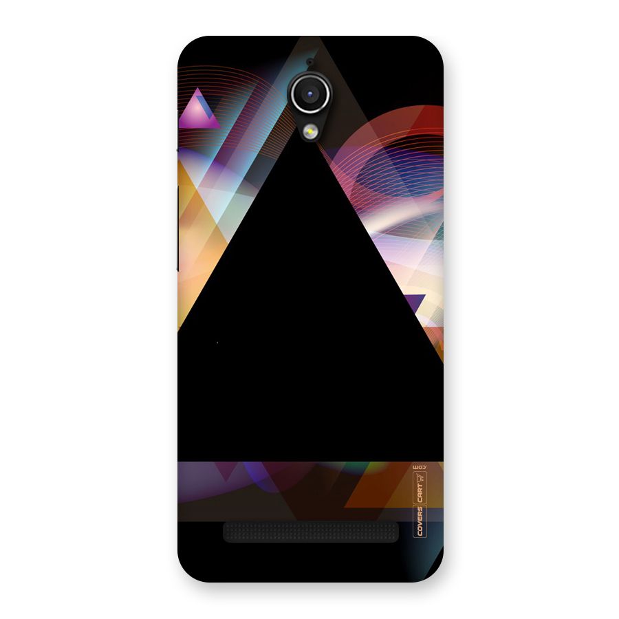 Triangle Black Abstract Back Case for Zenfone Go