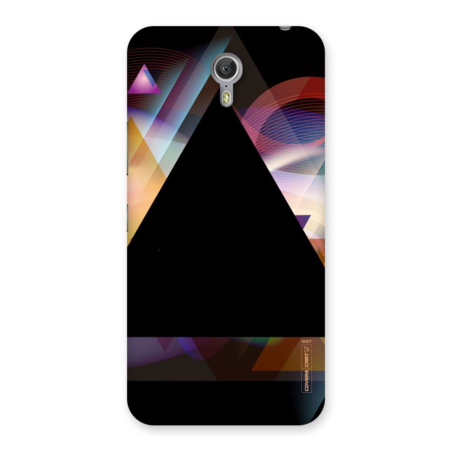 Triangle Black Abstract Back Case for Zuk Z1