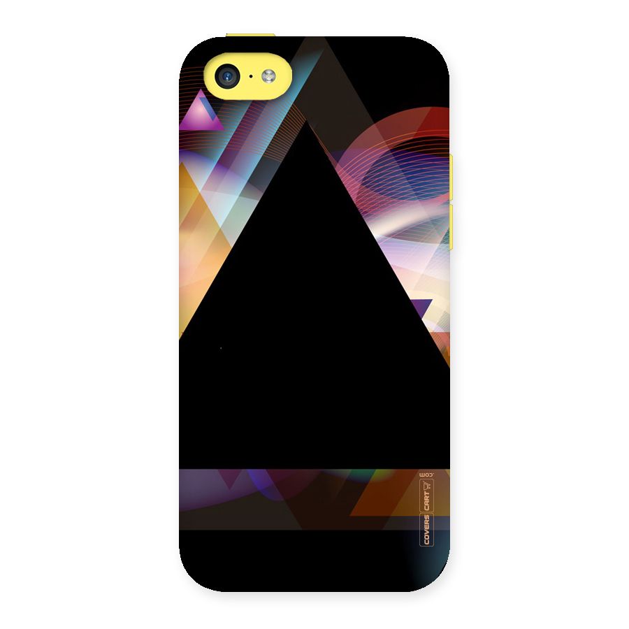 Triangle Black Abstract Back Case for iPhone 5C