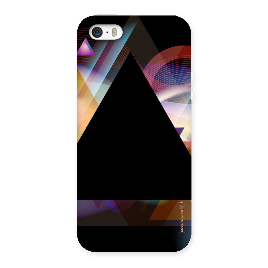 Triangle Black Abstract Back Case for iPhone 5 5S