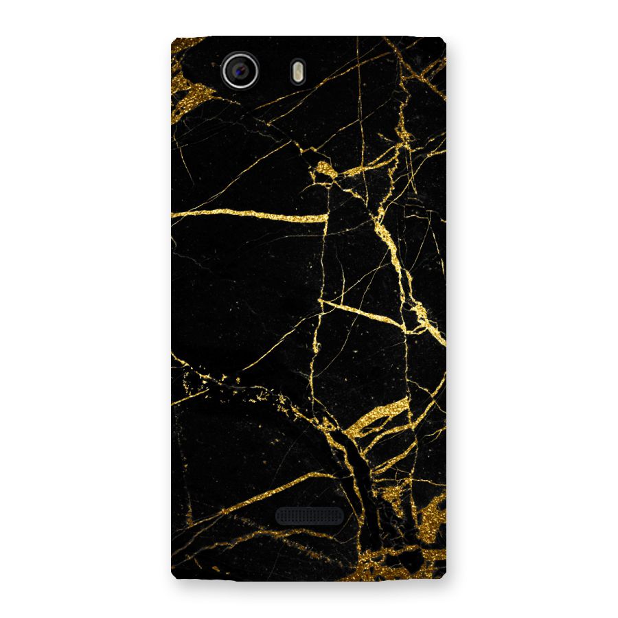 Black And Gold Design Back Case for Canvas Nitro 2 E311