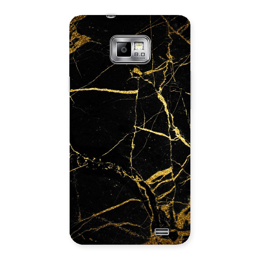 Black And Gold Design Back Case for Galaxy S2