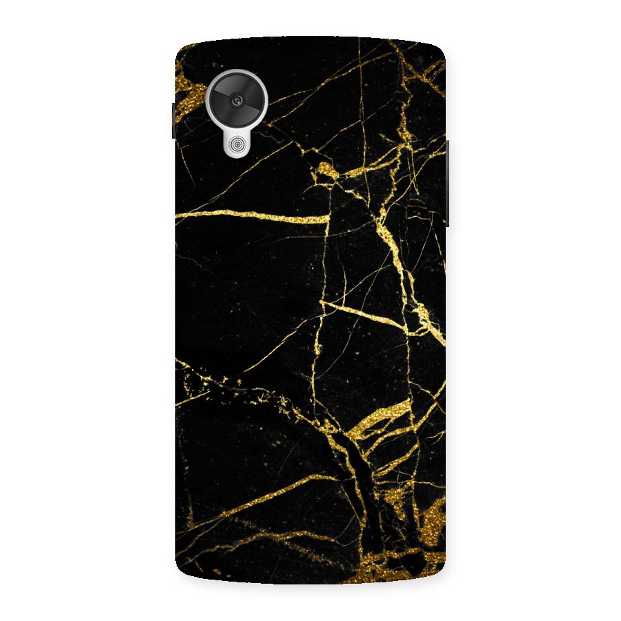 Black And Gold Design Back Case for Google Nexsus 5