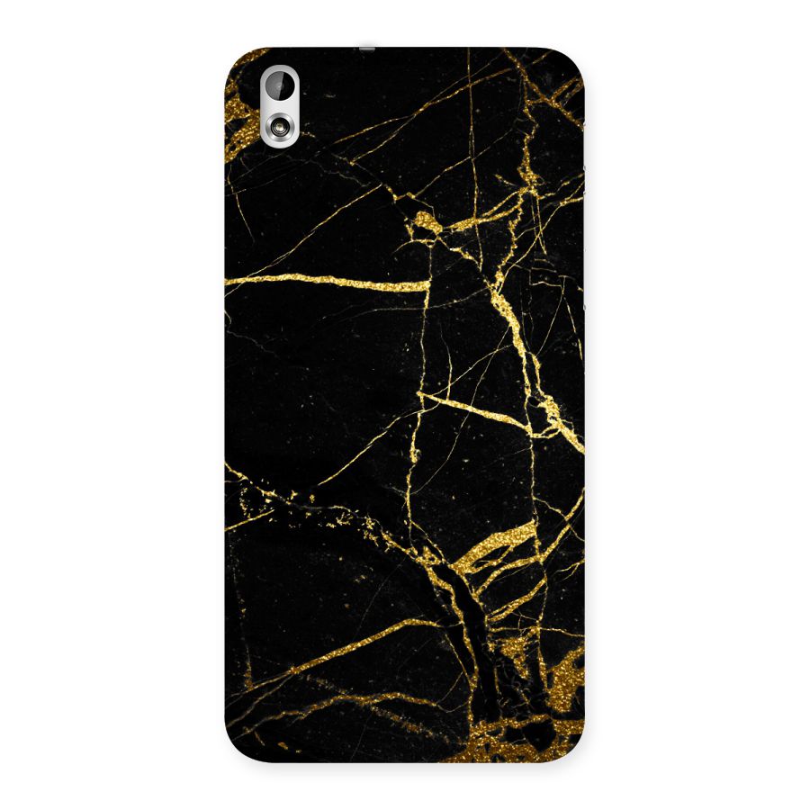 Black And Gold Design Back Case for HTC Desire 816g