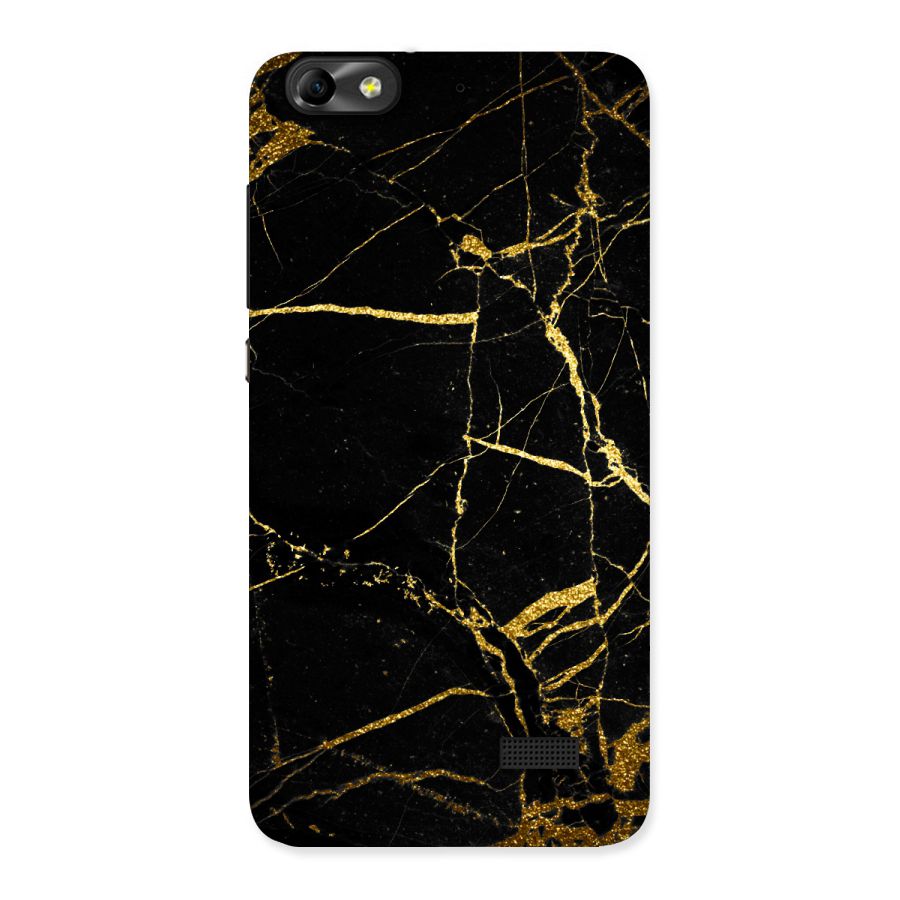 Black And Gold Design Back Case for Honor 4C