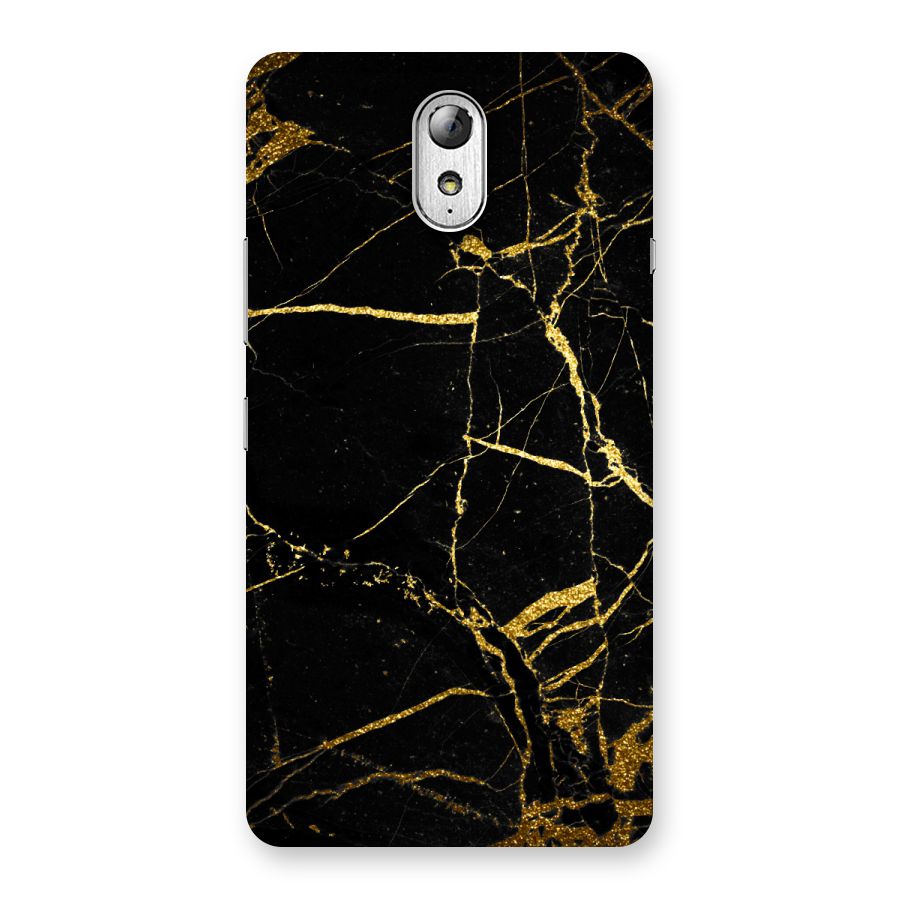 Black And Gold Design Back Case for Lenovo Vibe P1M