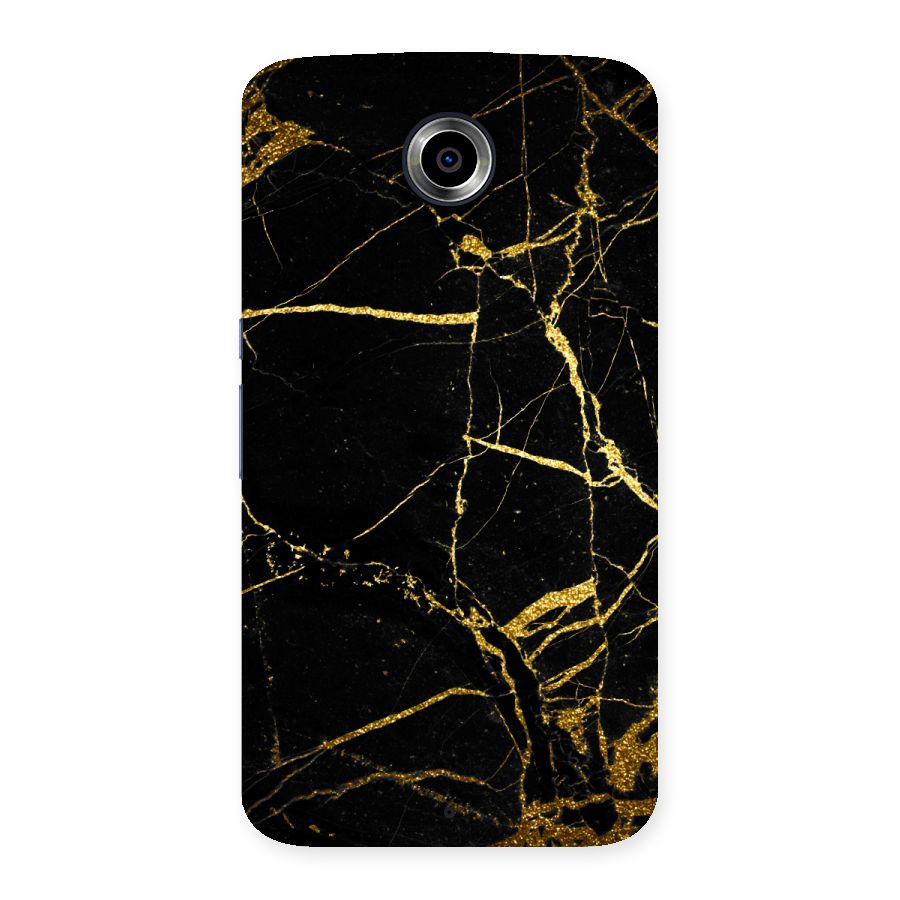 Black And Gold Design Back Case for Nexsus 6